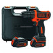 Дрель-шуруповёрт аккумуляторная BLACK+DECKER BDCDD12KB