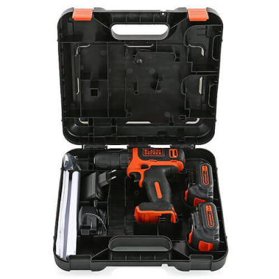 Дрель-шуруповёрт аккумуляторная BLACK+DECKER BDCDD12KB