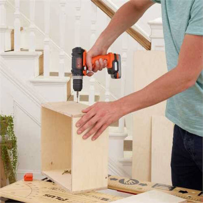 Дрель-шуруповёрт аккумуляторная BLACK+DECKER BDCDD12USB без АКБ