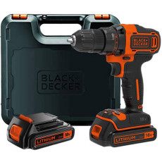 Дриль-шуруповерт акумуляторний BLACK+DECKER BDCDD186KB