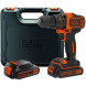 Дриль-шуруповерт акумуляторний BLACK+DECKER BDCDD186KB