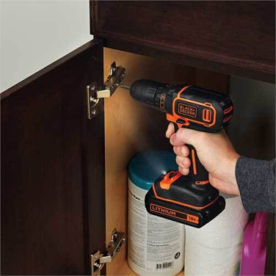Дриль-шуруповерт акумуляторний BLACK+DECKER BDCDD186KB