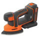 Вібраційна шліфмашина акумуляторна BLACK+DECKER BDCDS18