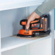 Вібраційна шліфмашина акумуляторна BLACK+DECKER BDCDS18