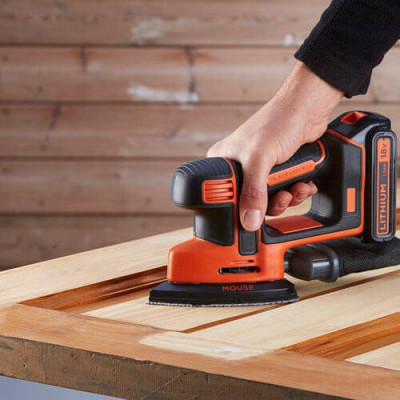 Вібраційна шліфмашина акумуляторна BLACK+DECKER BDCDS18N без АКБ