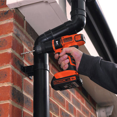Дриль-шуруповерт ударний акумуляторний BLACK+DECKER BDCH188N без АКБ