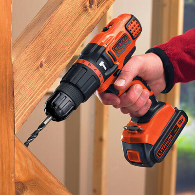 Дриль-шуруповерт ударний акумуляторний BLACK+DECKER BDCH188N без АКБ