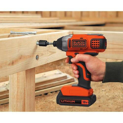 Гвинтоверт ударний акумуляторний безщітковий BLACK+DECKER BDCIM18N без АКБ