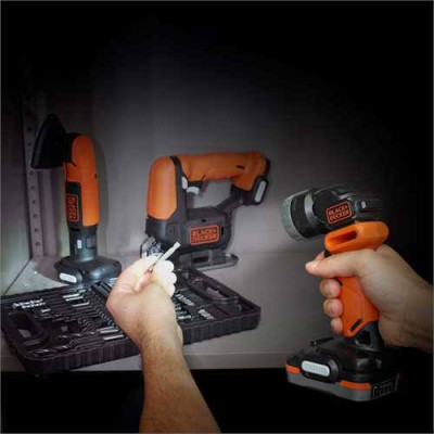 Набір акумуляторних інструментів BLACK+DECKER BDCK123S2S