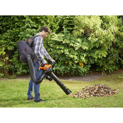 Повітродувка-пилосос електрична BLACK+DECKER BEBLV300