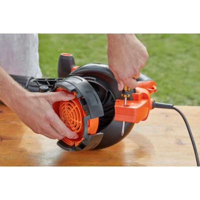 Повітродувка-пилосос електрична BLACK+DECKER BEBLV301
