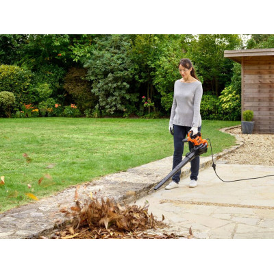 Повітродувка-пилосос електрична BLACK+DECKER BEBLV301