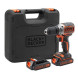 Дриль-шуруповерт акумуляторний BLACK+DECKER BL186KB