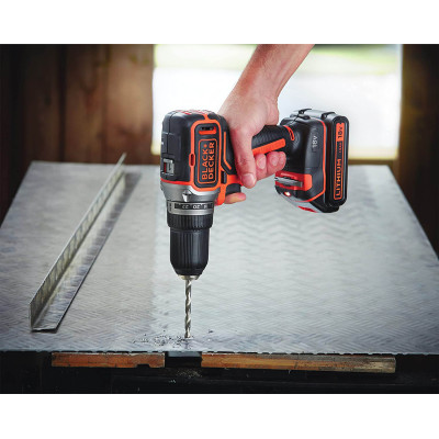 Дриль-шуруповерт акумуляторний BLACK+DECKER BL186KB