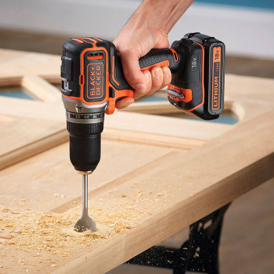 Дриль-шуруповерт акумуляторний BLACK+DECKER BL186N без АКБ