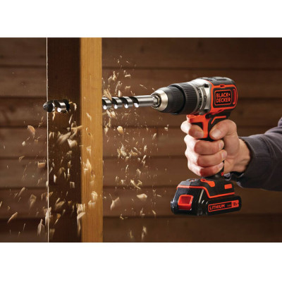 Дриль-шуруповерт ударний акумуляторний BLACK+DECKER BL188N без АКБ