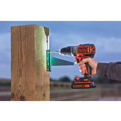 Дриль-шуруповерт ударний акумуляторний BLACK+DECKER BL188N без АКБ