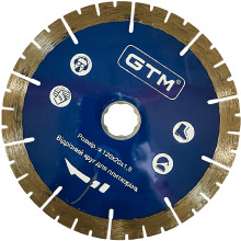 Круг алмазный по керамике GTM C120 120х20х1.8 мм 38981