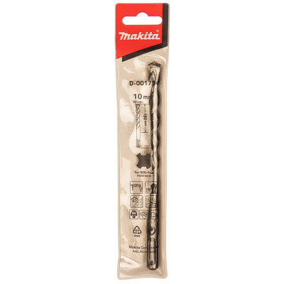 Бур по бетону Makita Standard 10х100х160 мм SDS-Plus D-00175