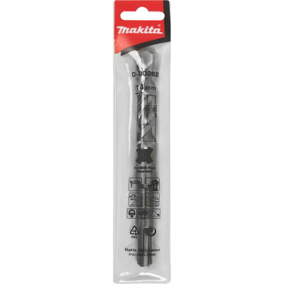 Бур по бетону Makita Standard 14х100х160 мм SDS-Plus D-00262
