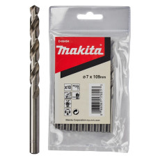 Свердла по металу 10 шт Makita HSS 7х69х109 мм D-06454