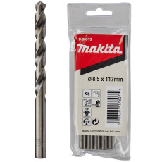 Свердла по металу 5 шт Makita HSS 8.5х75х117 мм D-06513