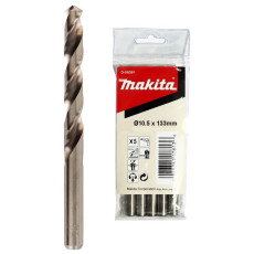 Свердла по металу 5 шт Makita HSS 10.5х87х133 мм D-06591