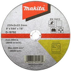 Круг відрізний по нержавіючій сталі Makita 230x22.23х2 мм D-18792