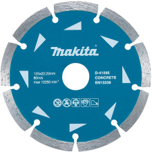 Круг алмазний по бетону Makita Concrete 125х22.23х2.2 мм D-41595