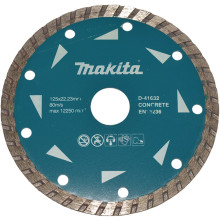 Круг алмазний по бетону Makita Turbo Concrete 125х22.23х2.5 мм D-41632