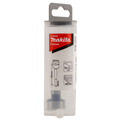 Свердло Форстнера по дереву Makita 25х90 мм D-42248