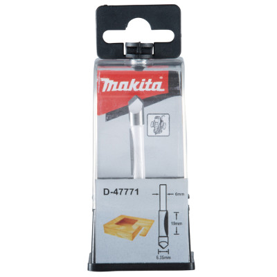 Фреза проникаюча по дереву Makita D6.35 l19 d6 D-47771
