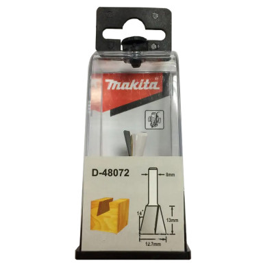 Фреза ластівчин хвіст по дереву Makita D12.7 l13 d8 o14 D-48072