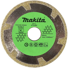 Круг алмазний по мармуру Makita 115х22.23х2.4 мм D-51085