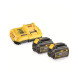Набір DeWALT XR FlexVolt зарядний пристрій 18/54 В, акумулятори 2 шт Li-Ion 18 В/Li-Ion 54 В 6 Аг/2 Аг DCB118T2