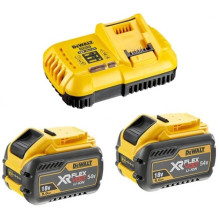 Набір DeWALT XR FlexVolt зарядний пристрій 18/54 В, акумулятори 2 шт Li-Ion 18 В/Li-Ion 54 В 9 Аг/3 Аг DCB118X2