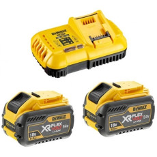 Набір DeWALT XR FlexVolt зарядний пристрій 18/54 В, акумулятори 2 шт Li-Ion 18 В/Li-Ion 54 В 9 Аг/3 Аг DCB118X2