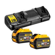 Набір DeWALT XR FlexVolt зарядний пристрій 10.8-54 В, акумулятори 2 шт Li-Ion 18 В/Li-Ion 54 В 9 Аг/3 Аг DCB132X2
