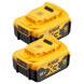 Набор DeWALT XR аккумуляторы 2 шт Li-Ion 18 В 5 Ач DCB184P2