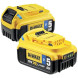 Набор DeWALT XR аккумуляторы 2 шт Bluetooth Li-Ion 18 В 5 Ач DCB284B