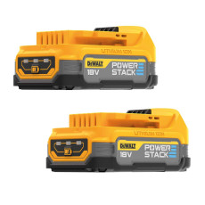 Набір DeWALT XR PowerStack акумулятори 2 шт Li-Ion 18 В 1.7 Аг DCBP034E2