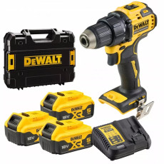 Дрель-шуруповёрт аккумуляторная DeWALT DCD708P3T