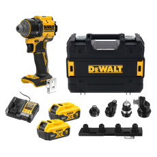 Дриль-шуруповерт акумуляторний зі змінними насадками DeWALT DCD803P2T