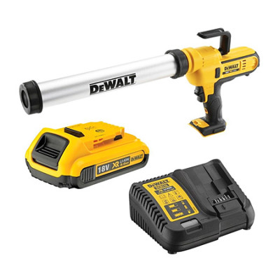 Аккумуляторный пистолет для герметика DeWALT DCE580D1