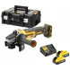 Угловая шлифмашина аккумуляторная DeWALT DCG405H2T
