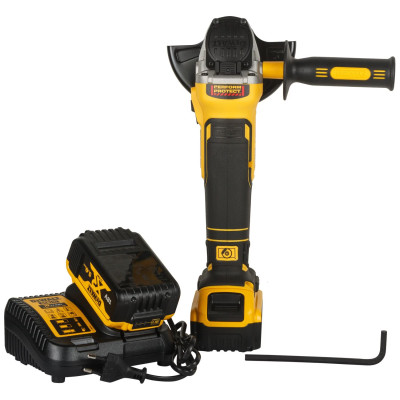 Угловая шлифмашина аккумуляторная DeWALT DCG405S2T
