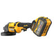 Угловая шлифмашина аккумуляторная DeWALT DCG418SHDX2