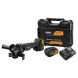 Угловая шлифмашина аккумуляторная DeWALT DCG45MP2T