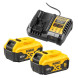 Набір акумуляторних інструментів DeWALT DCK2026P2T