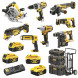Набір акумуляторних інструментів DeWALT DCK856P4